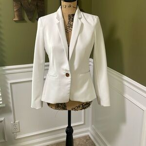 White twill jacket